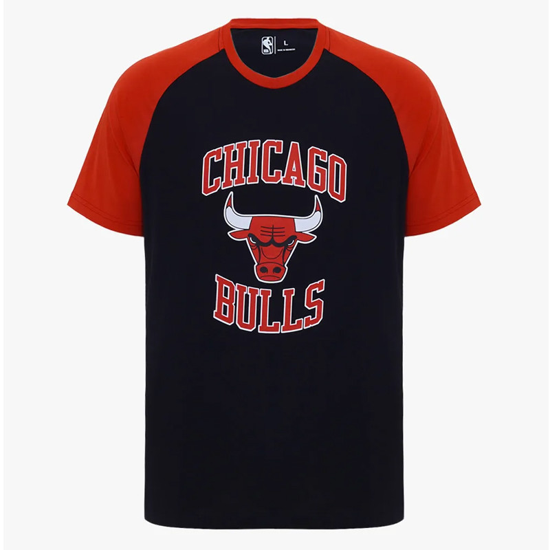 BAJU BASKET NBA Short Sleeve Tee Raglan Print Chicago Bulls